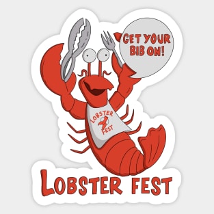 Burgers Lobster Fest Sticker